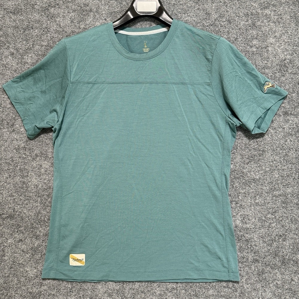 Tracksmith Teal Short Sleeve Tee